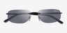 ARNETTE AN3096 Matte Black MetalSunglass Frames from EyeBuyDirect, Closed View