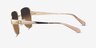 Coach HC7186 Cdp37 Shiny Light Gold MetalSunglass Frames from EyeBuyDirect, Side View