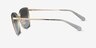 Coach HC7187 CDP56 Light Gold Sage MetalSunglass Frames from EyeBuyDirect, Side View