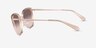 Coach HC7187 CDP56 Rose Gold Champagne MetalSunglass Frames from EyeBuyDirect, Side View
