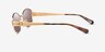 Coach HC7192D Cdp44 Shiny Gold MetalSunglass Frames from EyeBuyDirect, Side View