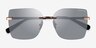 Coach HC7193D CDP45 Shiny Rose Gold MetalSunglass Frames from EyeBuyDirect, Closed View