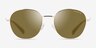Coach HC7191 CDP36 Shiny Light Gold MetalSunglass Frames from EyeBuyDirect, Front View