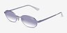 Vogue Eyewear VO4353S Light Blue MetalSunglass Frames from EyeBuyDirect, Angle View