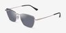 Ray-Ban RB3783 Silver MetalSunglass Frames from EyeBuyDirect, Angle View