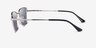 Ray-Ban RB3783 Silver MetalSunglass Frames from EyeBuyDirect, Side View