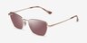 Ray-Ban RB3783 Pale Gold MetalSunglass Frames from EyeBuyDirect, Angle View