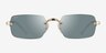 Ray-Ban RB3928 Arista Gold MetalSunglass Frames from EyeBuyDirect, Front View