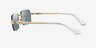 Ray-Ban RB3928 Arista Gold MetalSunglass Frames from EyeBuyDirect, Side View