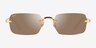 Ray-Ban RB3928 Arista Gold MetalSunglass Frames from EyeBuyDirect, Front View