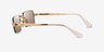 Ray-Ban RB3928 Arista Gold MetalSunglass Frames from EyeBuyDirect, Side View
