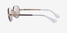 Ray-Ban RB3929 Arista Gold MetalSunglass Frames from EyeBuyDirect, Side View