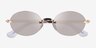 Ray-Ban RB3929 Arista Gold MetalSunglass Frames from EyeBuyDirect, Closed View