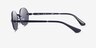 Ray-Ban RB3929 Black MetalSunglass Frames from EyeBuyDirect, Side View