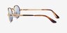 Ray-Ban RB3931 Arista Gold MetalSunglass Frames from EyeBuyDirect, Side View