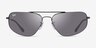 Ray-Ban RB3780 Black MetalSunglass Frames from EyeBuyDirect, Front View
