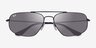Ray-Ban RB3780 Black MetalSunglass Frames from EyeBuyDirect, Closed View