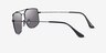 Ray-Ban RB3779 Explorer 3 Noir MétalSoleil de Lunette de vue d'EyeBuyDirect, Vue de Côté