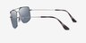 Ray-Ban RB3779 Explorer 3 Gunmetal MetalSunglass Frames from EyeBuyDirect, Side View