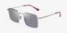 Ray-Ban RB3782 Silver MetalSunglass Frames from EyeBuyDirect, Angle View
