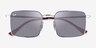 Ray-Ban RB3782 Silver MetalSunglass Frames from EyeBuyDirect, Closed View