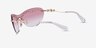 Swarovski SK7023 Pale Gold MétalSoleil de Lunette de vue d'EyeBuyDirect, Vue de Côté