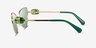 Swarovski SK7003 Doré MétalSoleil de Lunette de vue d'EyeBuyDirect, Vue de Côté