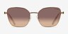 Swarovski SK7029 Doré MétalSoleil de Lunette de vue d'EyeBuyDirect, Vue de Face