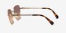 Swarovski SK7029 Doré MétalSoleil de Lunette de vue d'EyeBuyDirect, Vue de Côté