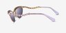 Swarovski SK7030 Doré MétalSoleil de Lunette de vue d'EyeBuyDirect, Vue de Côté