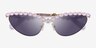 Swarovski SK7030 Doré MétalSoleil de Lunette de vue d'EyeBuyDirect, Vue Rapprochée