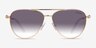 Swarovski SK7031 Gold MetalSunglass Frames from EyeBuyDirect, Front View