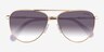 Swarovski SK7031 Gold MetalSunglass Frames from EyeBuyDirect, Closed View