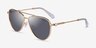 Swarovski SK7031 Doré MétalSoleil de Lunette de vue d'EyeBuyDirect, Vue d'Angle