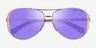 Michael Kors MK5004 Chelsea Rose Gold MetalSunglass Frames from EyeBuyDirect, Closed View
