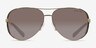 Michael Kors MK5004 Chelsea Gold Brown MetalSunglass Frames from EyeBuyDirect, Front View