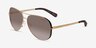 Michael Kors MK5004 Chelsea Gold Brown MetalSunglass Frames from EyeBuyDirect, Angle View