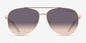 Michael Kors MK5007 Hvar Or rose MétalSoleil de Lunette de vue d'EyeBuyDirect, Vue de Face