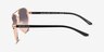 Michael Kors MK5007 Hvar Or rose MétalSoleil de Lunette de vue d'EyeBuyDirect, Vue de Côté