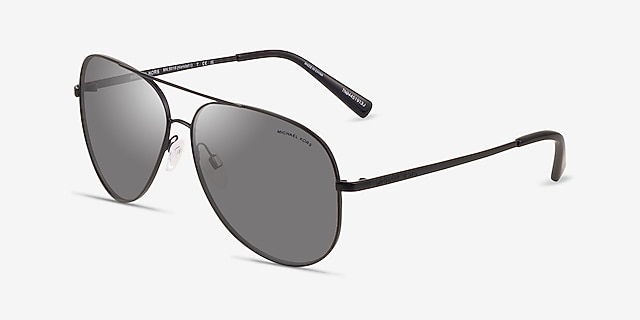 Michael Kors MK5016 Kendall Matte Black MetalSunglass Frames from EyeBuyDirect, Angle View