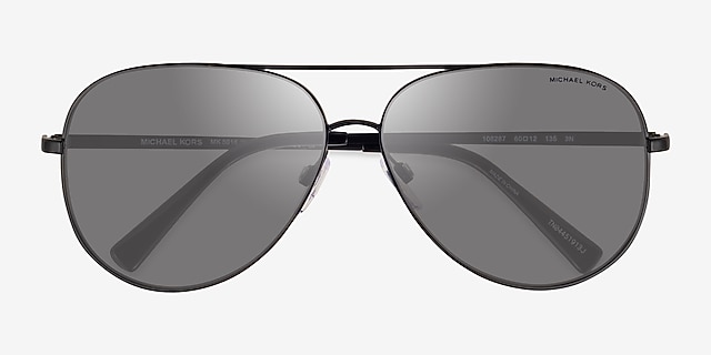 Michael Kors MK5016 Kendall Matte Black MetalSunglass Frames from EyeBuyDirect, Closed View