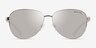 Michael Kors MK1160 Biarritz Argenté MétalSoleil de Lunette de vue d'EyeBuyDirect, Vue de Face