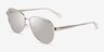 Michael Kors MK1160 Biarritz Argenté MétalSoleil de Lunette de vue d'EyeBuyDirect, Vue d'Angle