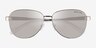 Michael Kors MK1160 Biarritz Argenté MétalSoleil de Lunette de vue d'EyeBuyDirect, Vue Rapprochée