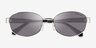 Michael Kors MK1161 Monte Carlo Argenté MétalSoleil de Lunette de vue d'EyeBuyDirect, Vue Rapprochée
