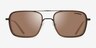 Emporio Armani EA2162 Matte Black Brown MetalSunglass Frames from EyeBuyDirect, Front View
