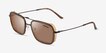 Emporio Armani EA2162 Matte Black Brown MetalSunglass Frames from EyeBuyDirect, Angle View