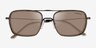 Emporio Armani EA2162 Matte Black Green MetalSunglass Frames from EyeBuyDirect, Closed View