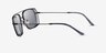 Emporio Armani EA2162 Matte Black Blue MetalSunglass Frames from EyeBuyDirect, Side View