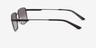 Emporio Armani EA2169 Matte Black MetalSunglass Frames from EyeBuyDirect, Side View